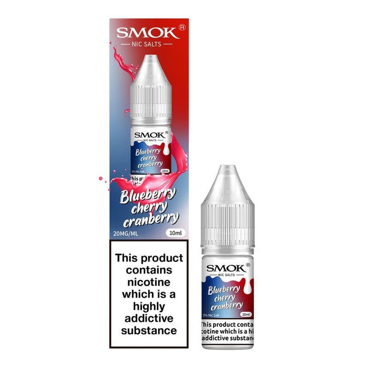 Smok Nic Salts 10ml E-liquids - Box of 10 - Mcr Vape Distro