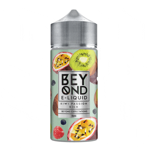 BEYOND E-LIQUIDS - KIWI PASSION KICK - 100ML - Mcr Vape Distro