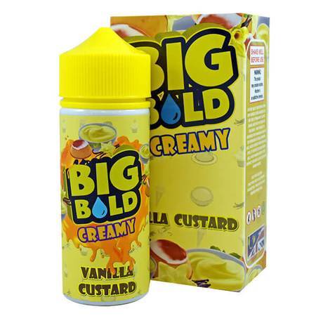 Big Bold Creamy Vanilla Custard E-Liquid-100ml - Mcr Vape Distro