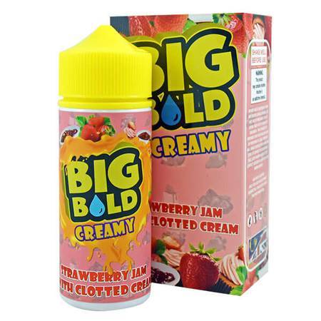 Big Bold Strawberry Jam & Cream E-Liquid-100ml - Mcr Vape Distro