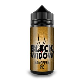 Black Widow Banoffee Pie E-Liquid -100ml - Mcr Vape Distro