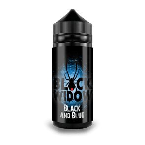 Black Widow Black and Blue E-Liquid -100ml - Mcr Vape Distro