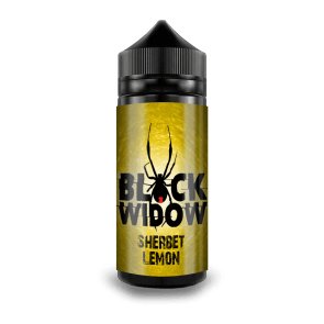 Black Widow Sherbet Lemon E-Liquid -100ml - Mcr Vape Distro