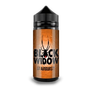 Black Widow Starburst E-Liquid -100ml - Mcr Vape Distro