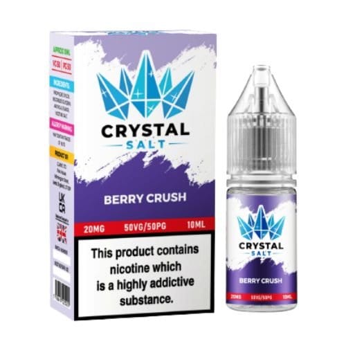 Crystal Nic Salts - 10ml E-liquids - Box of 5 - Mcr Vape Distro