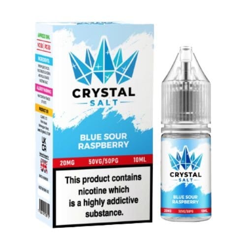 Crystal Nic Salts - 10ml E-liquids - Box of 5 - Mcr Vape Distro