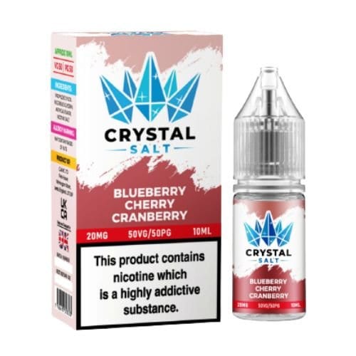 Crystal Nic Salts - 10ml E-liquids - Box of 5 - Mcr Vape Distro