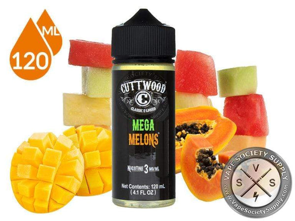 Cuttwood Mega Melons E-Liquid-100ml - Mcr Vape Distro