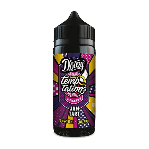 Doozy Temptations - Jam Tart - 100ml E-liquids - Mcr Vape Distro