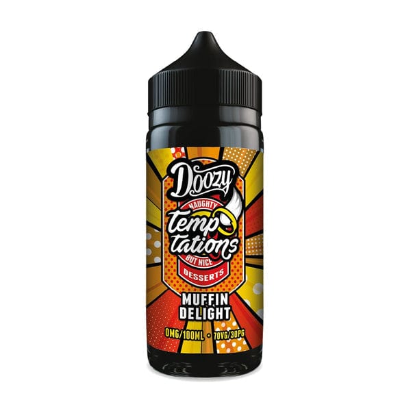 Doozy Temptations - Muffin Delight - 100ml E-liquids - Mcr Vape Distro