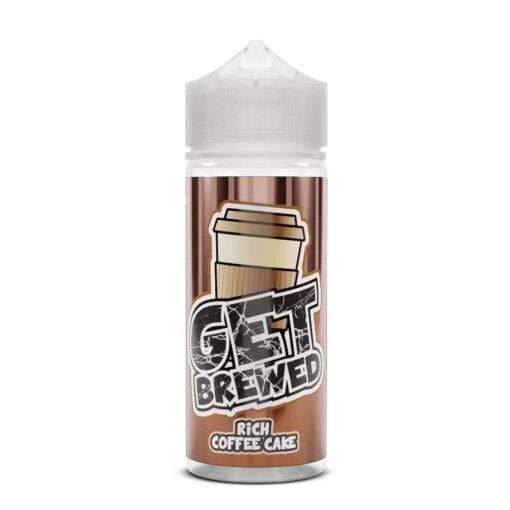 GET Brewed Rich Coffee Cake E-Liquid-100ml - Mcr Vape Distro