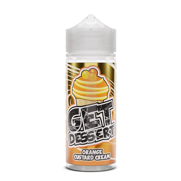 Get Dessert Orange Custard Cream E-Liquid-100ml - Mcr Vape Distro