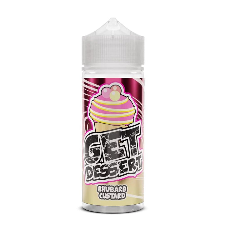 Get Dessert Rhubarb Custard E-Liquid-100ml - Mcr Vape Distro