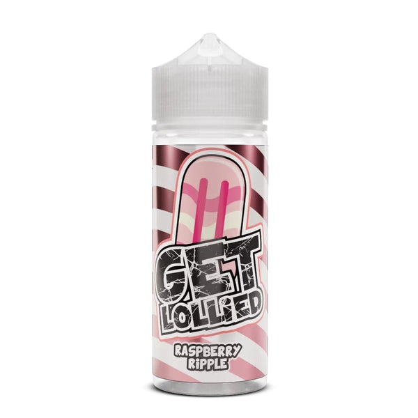 Get Lollied Raspberry Ripple E-Liquid-100ml - Mcr Vape Distro