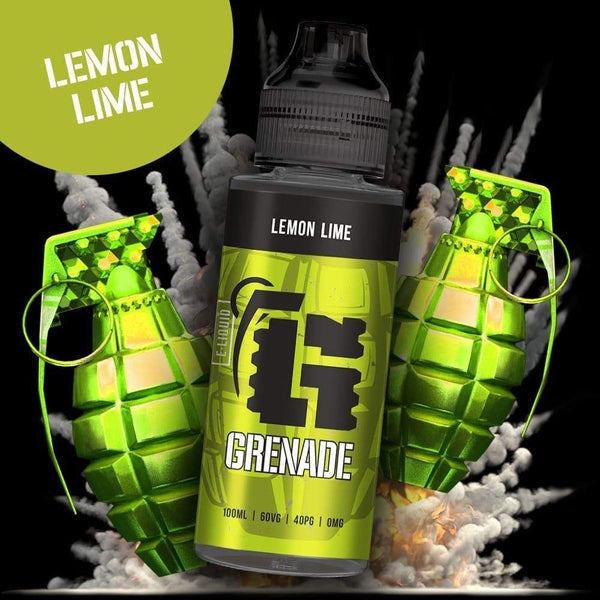 Grenade Lemon Lime E-Liquid-100ml - Mcr Vape Distro