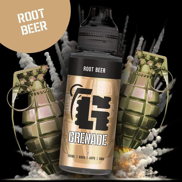 Grenade Root Beer E-Liquid-100ml - Mcr Vape Distro