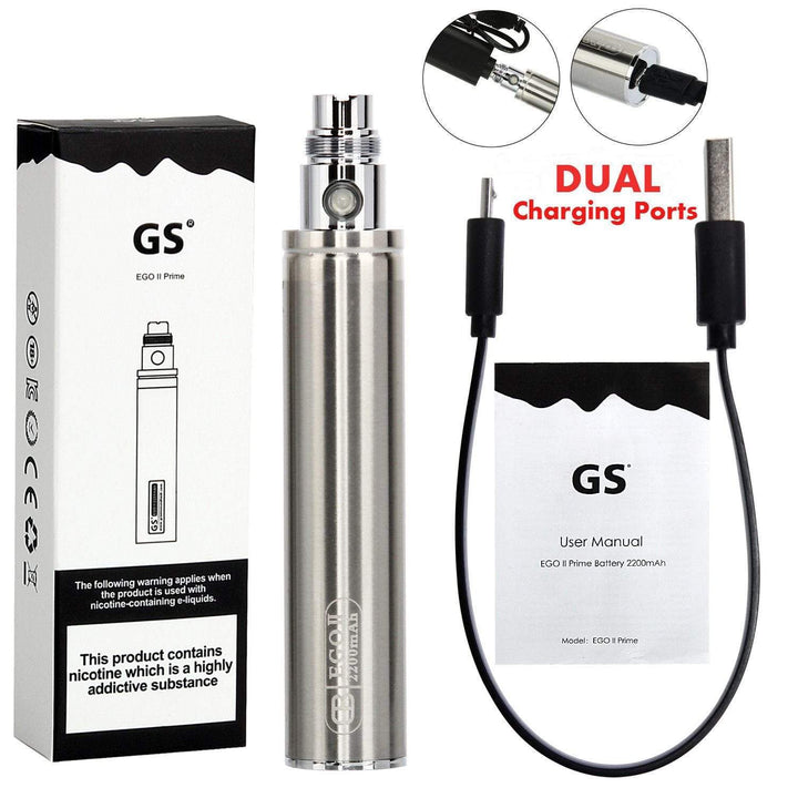 GS EGO II PRIME BATTERY - Mcr Vape Distro