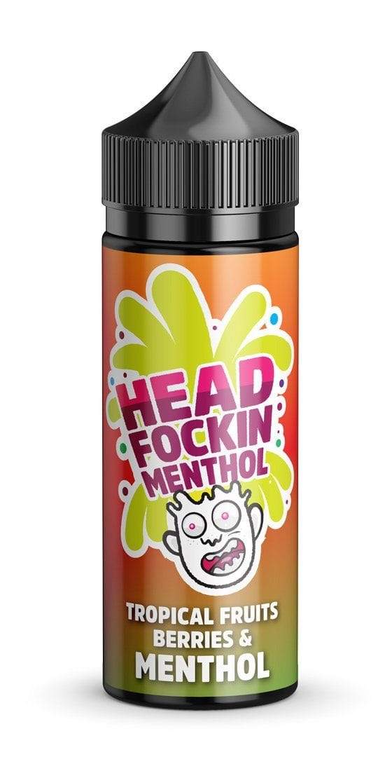 Head Fockin Menthol – Tropical Fruits, Berries & Menthol Kingston -100ml - Mcr Vape Distro