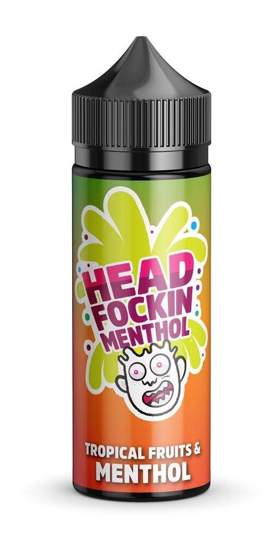 Head Fockin Menthol – Tropical Fruits & Menthol Kingston -100ml - Mcr Vape Distro