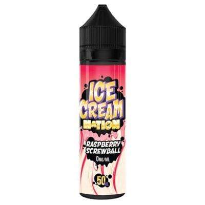 ICE CREAM NATION - RASPBERRY SCREWBALL - 50ML - Mcr Vape Distro