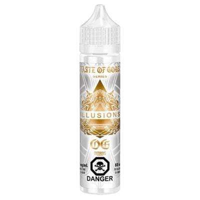 ILLUSIONS VAPOR BY TWELVE MONKEYS - TASTE OF THE GODS OG - 50ML - Mcr Vape Distro