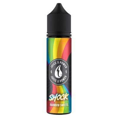 JUICE N POWER - SHOCK - RAINBOW SWEETS - 50ML - Mcr Vape Distro