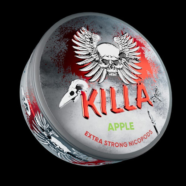 Killa Nicopods - Apple - 12.8mg -Box of 10 - Mcr Vape Distro