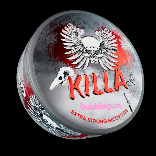 Killa Nicopods - Bubblegum - 12.8mg - Box of 10 - Mcr Vape Distro