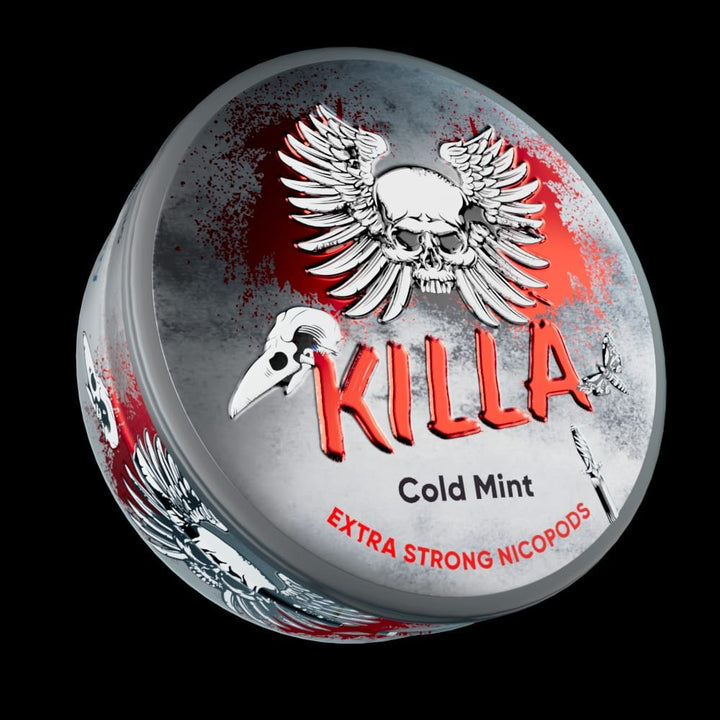 Killa Nicopods - Cold Mint - 12.8mg - Box of 10 - Mcr Vape Distro