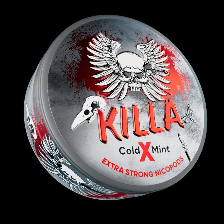 Killa Nicopods - Cold X Mint - 12.8mg - Box of 10 - Mcr Vape Distro