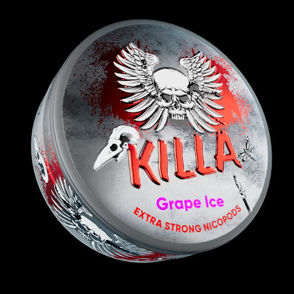 Killa Nicopods - Grape Ice - 12.8mg - Box of 10 - Mcr Vape Distro