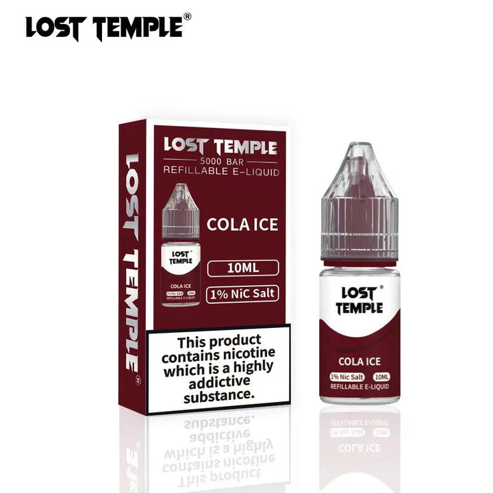 Lost Temple Nic Salts 10ml - Box of 10 - Mcr Vape Distro