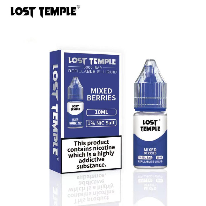 Lost Temple Nic Salts 10ml - Box of 10 - Mcr Vape Distro