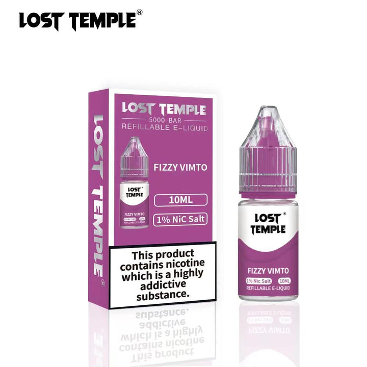 Lost Temple Nic Salts 10ml - Box of 10 - Mcr Vape Distro