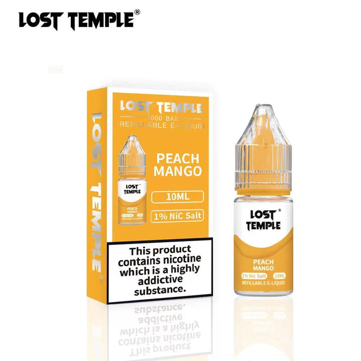 Lost Temple Nic Salts 10ml - Box of 10 - Mcr Vape Distro