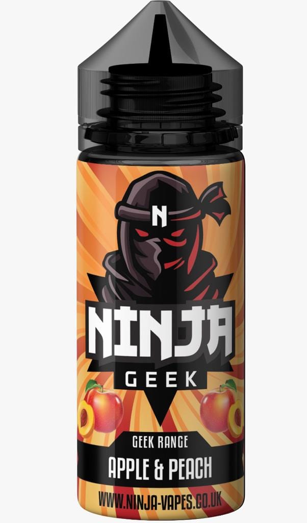 Ninja Geek - Apple & Peach - 100ml - Mcr Vape Distro