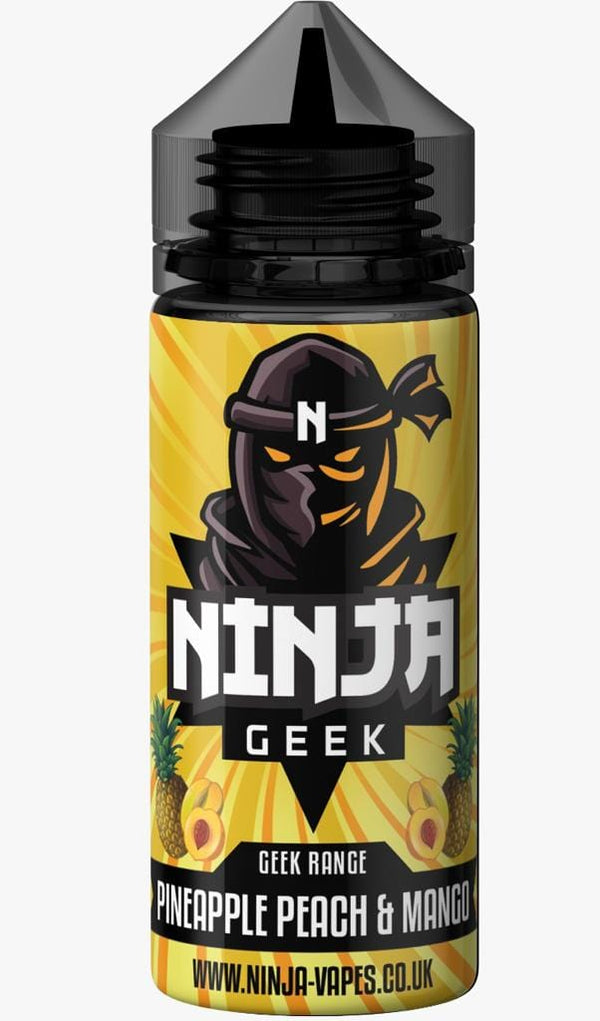 Ninja Geek - Pineapple Peach & Mango - 100ml - Mcr Vape Distro