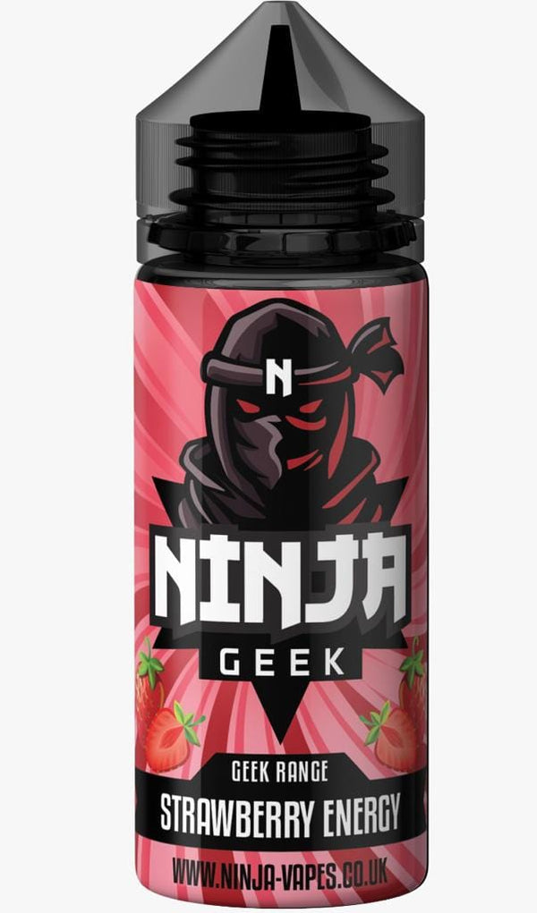 Ninja Geek - Strawberry Energy - 100ml - Mcr Vape Distro