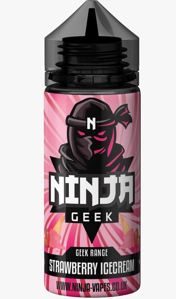 Ninja Geek -Strawberry Icecream - 100ml - Mcr Vape Distro