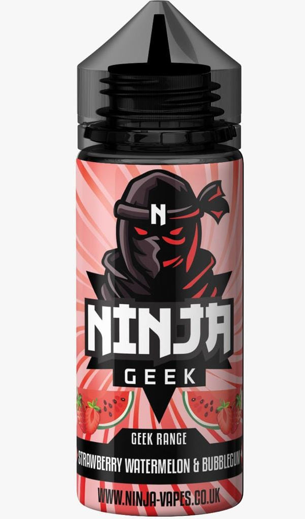 Ninja Geek - Strawberry Watermelon & Bubblegum - 100ml - Mcr Vape Distro