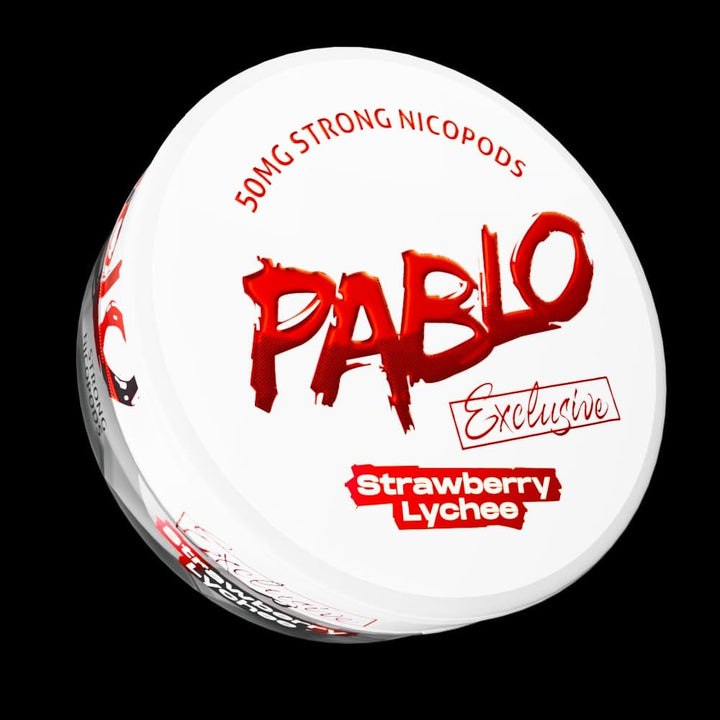 Pablo Nicopods - Strawberry Lychee - 30mg - Box of 10 - Mcr Vape Distro