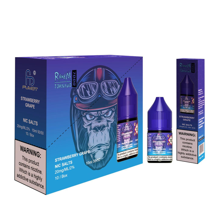 R and M 7000 Nic Salts 10ml E-liquids - Box of 10 - Mcr Vape Distro