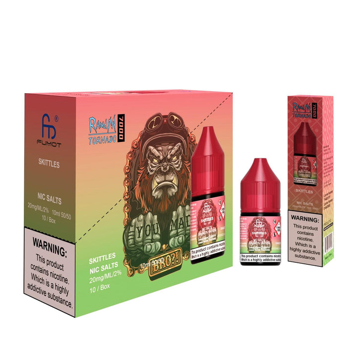 R and M 7000 Nic Salts 10ml E-liquids - Box of 10 - Mcr Vape Distro