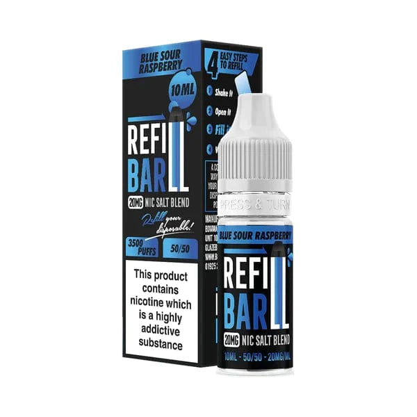 Refill Bar Salts - 10ml - Nic Salts - Box of 10 - Mcr Vape Distro