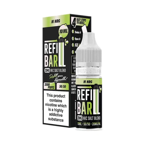 Refill Bar Salts - 10ml - Nic Salts - Box of 10 - Mcr Vape Distro