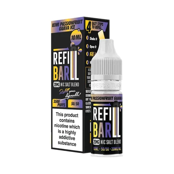 Refill Bar Salts - 10ml - Nic Salts - Box of 10 - Mcr Vape Distro