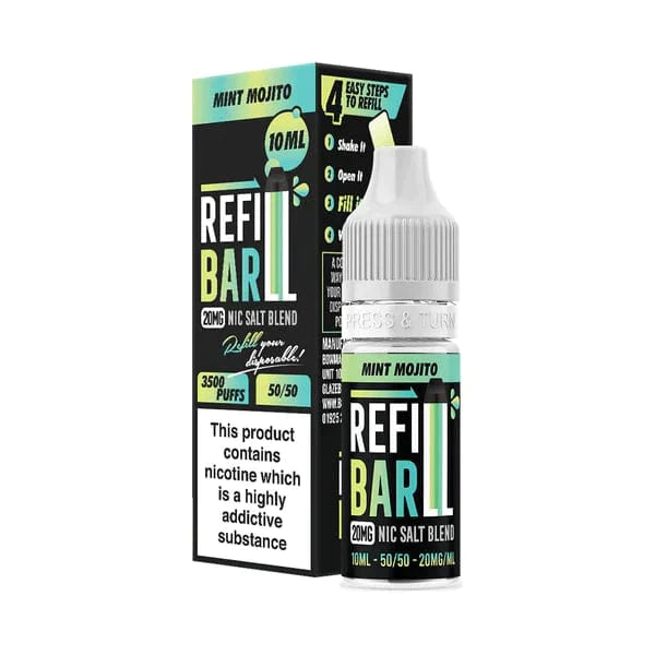 Refill Bar Salts - 10ml - Nic Salts - Box of 10 - Mcr Vape Distro