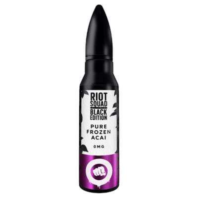 RIOT SQUAD - BLACK EDITION SERIES - PURE FROZEN AçAI - 50ML - Mcr Vape Distro