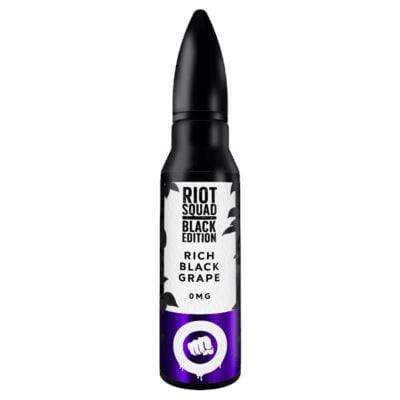 RIOT SQUAD - BLACK EDITION SERIES - RICH BLACK GRAPE - 50ML - Mcr Vape Distro