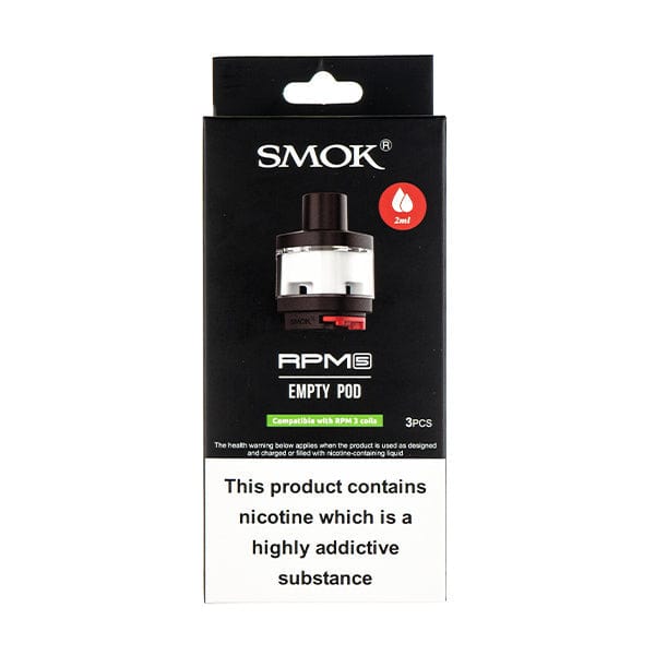 Smok RPM 5 Replacement Pods 2ml - 3pack - Mcr Vape Distro